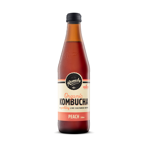 Remedy – Organic Peach Kombucha
