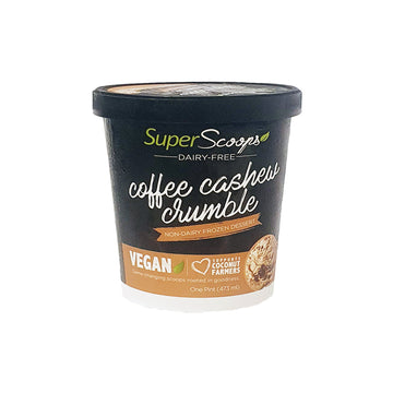 Super Scoops – Coffee Cashew Crumble Ice Cream