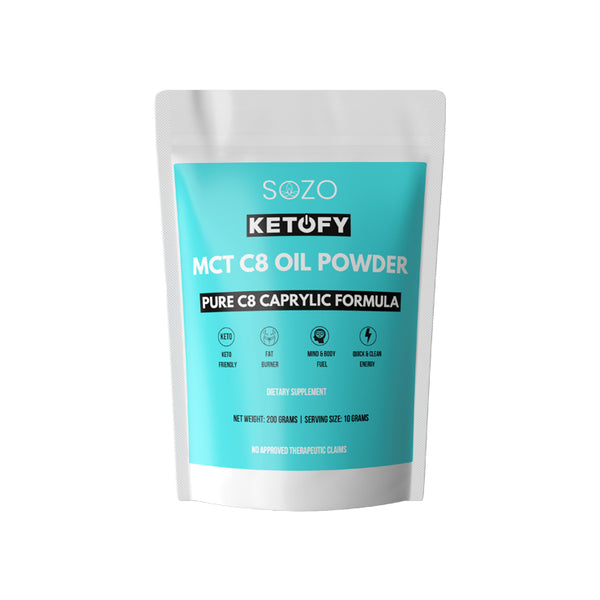 Sozo – Ketofy MCT C8 Oil Powder