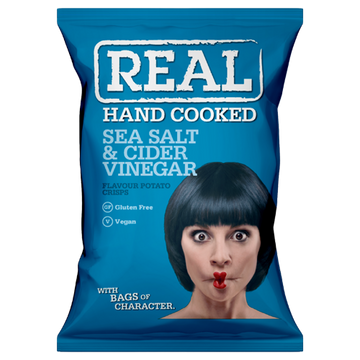Real — Sea Salt & Cider Vinegar Potato Crisps