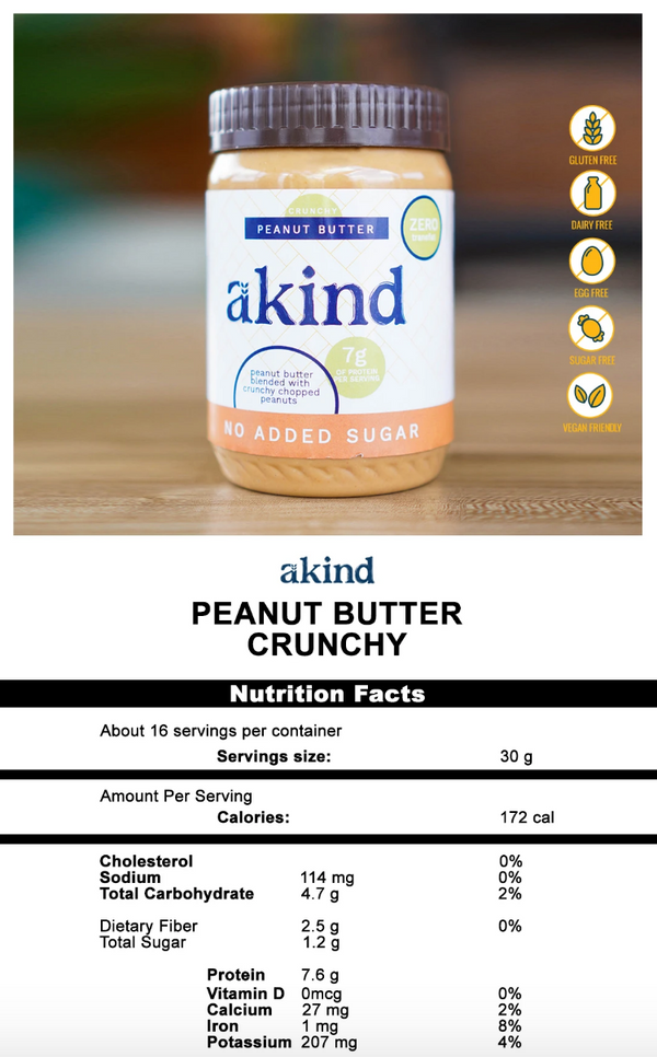 Akind — Crunchy Peanut Butter
