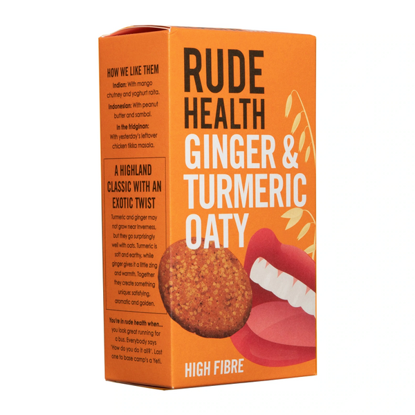 Rude Health — Ginger Turmeric Oaty