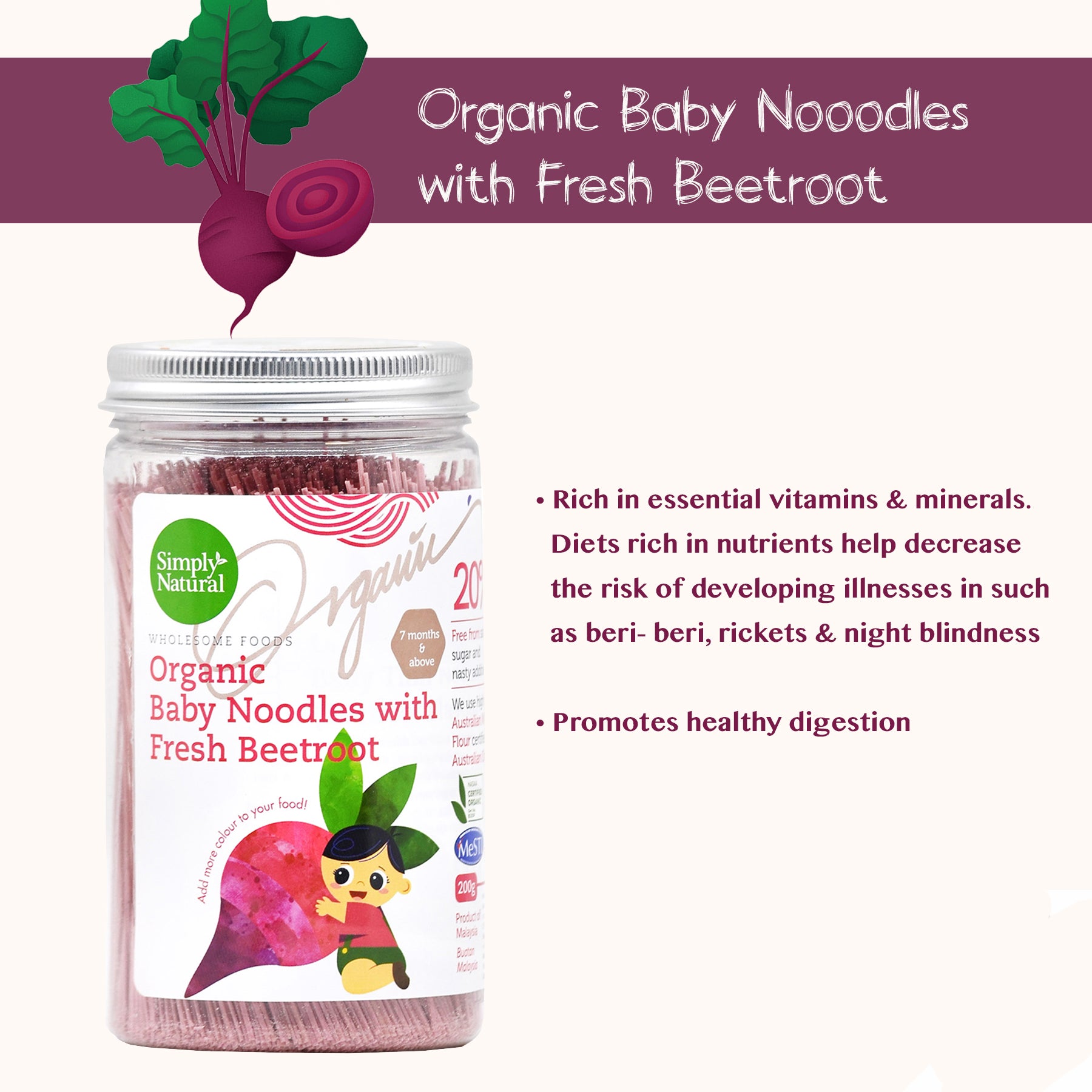 Simply natural baby sales noodles