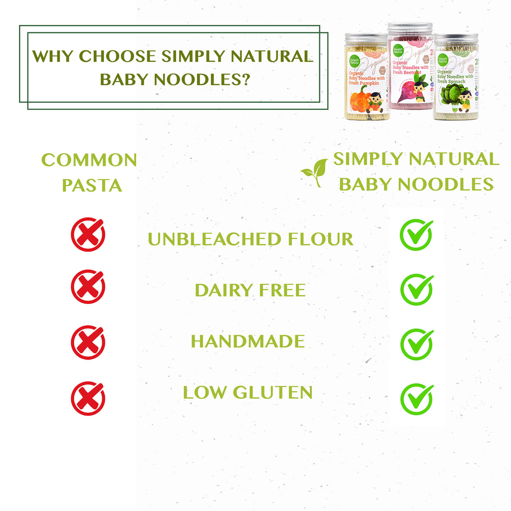 Simply Natural — Organic Baby Noodles with Fresh Spinach