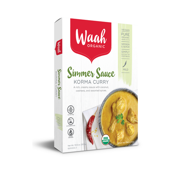 Waah Organic – Korma Curry Simmer Sauce