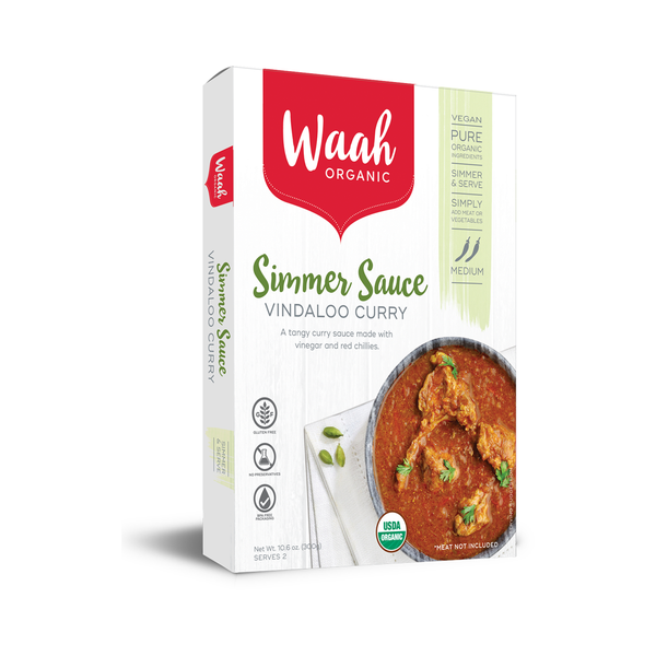 Waah Organic – Vindaloo Curry Simmer Sauce