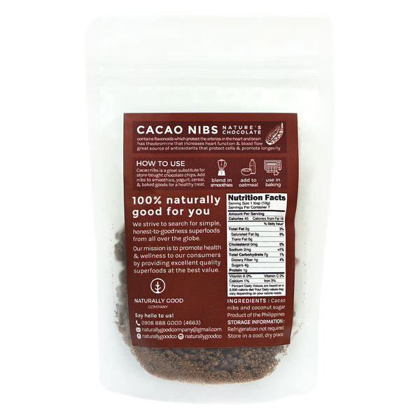 Naturally Good – Coconut Sugar Coated Cacao Nibs