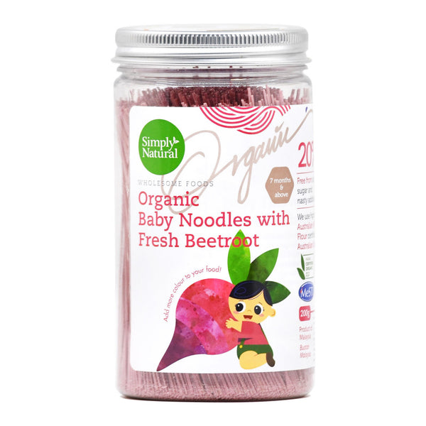 Simply Natural — Organic Baby Noodles with Fresh Beetroot